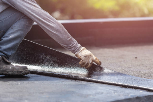 Professional Emergency Waterproofing technician working in Northport, NY